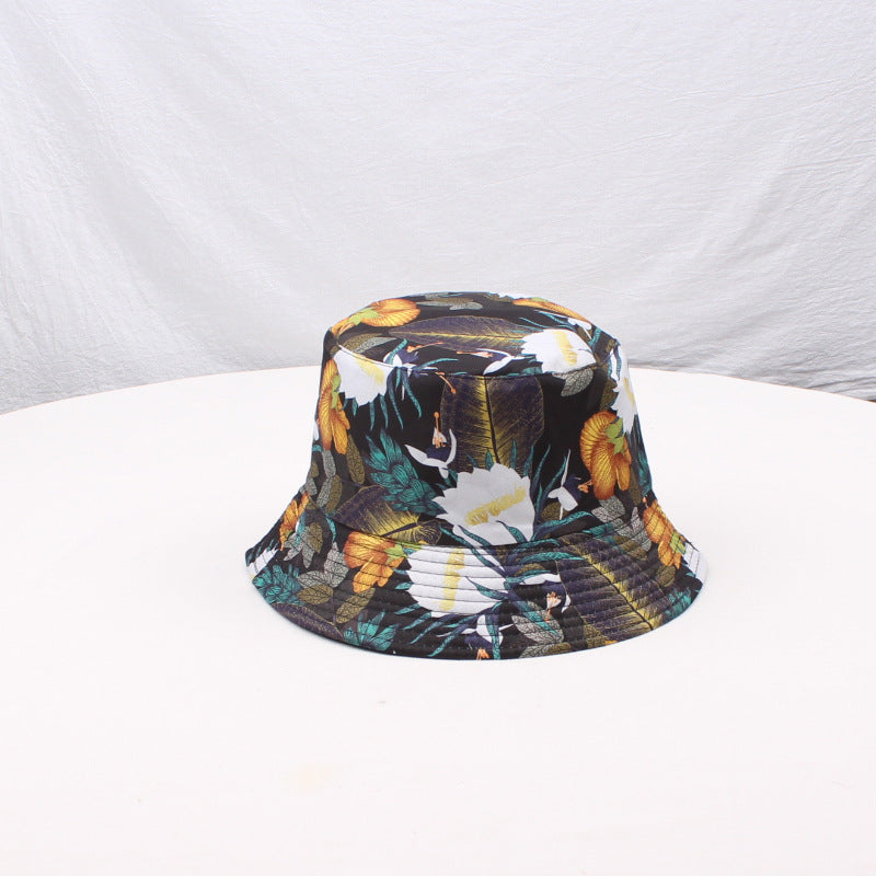 Wholesale Polyester Cotton Printed Double Sided Bucket Hat